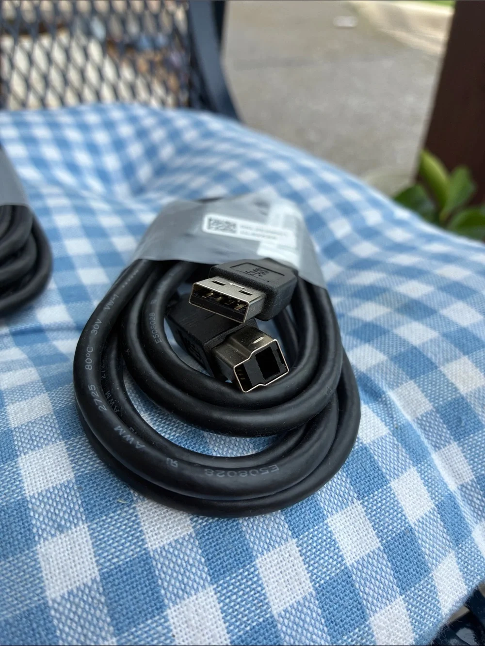 Black USB Type A to B Cable